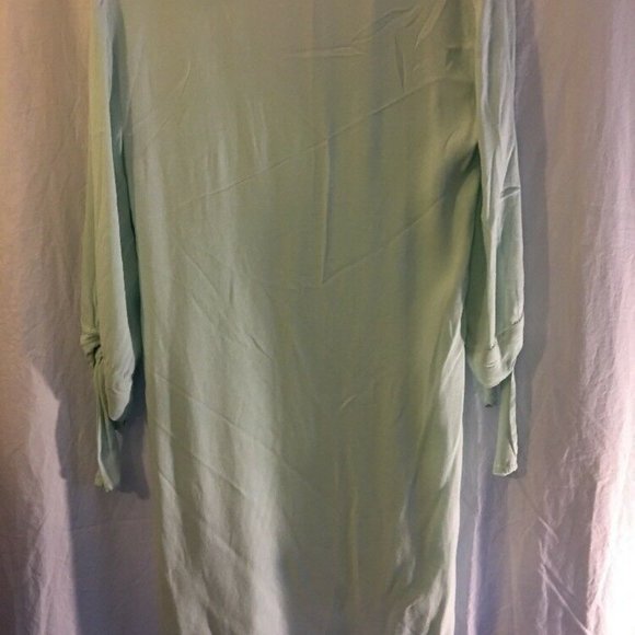Zara Mint Green Tie Sleeve Tunic - Picture 4 of 5